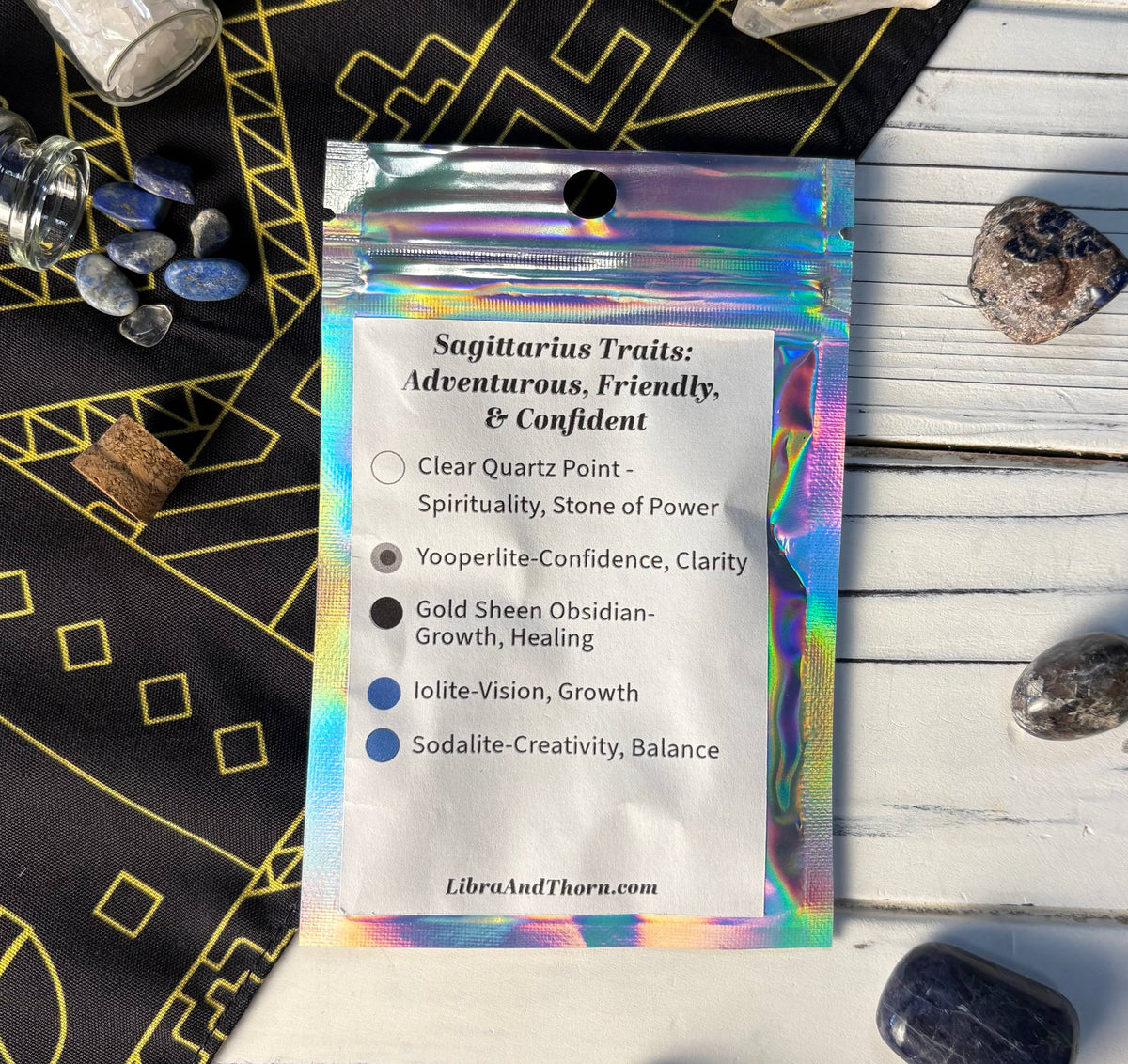 Sagittarius Zodiac Crystal Set
