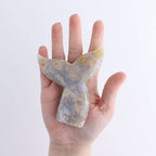 Chalcedony Agate Crystal Gemstone Mermaid Tail