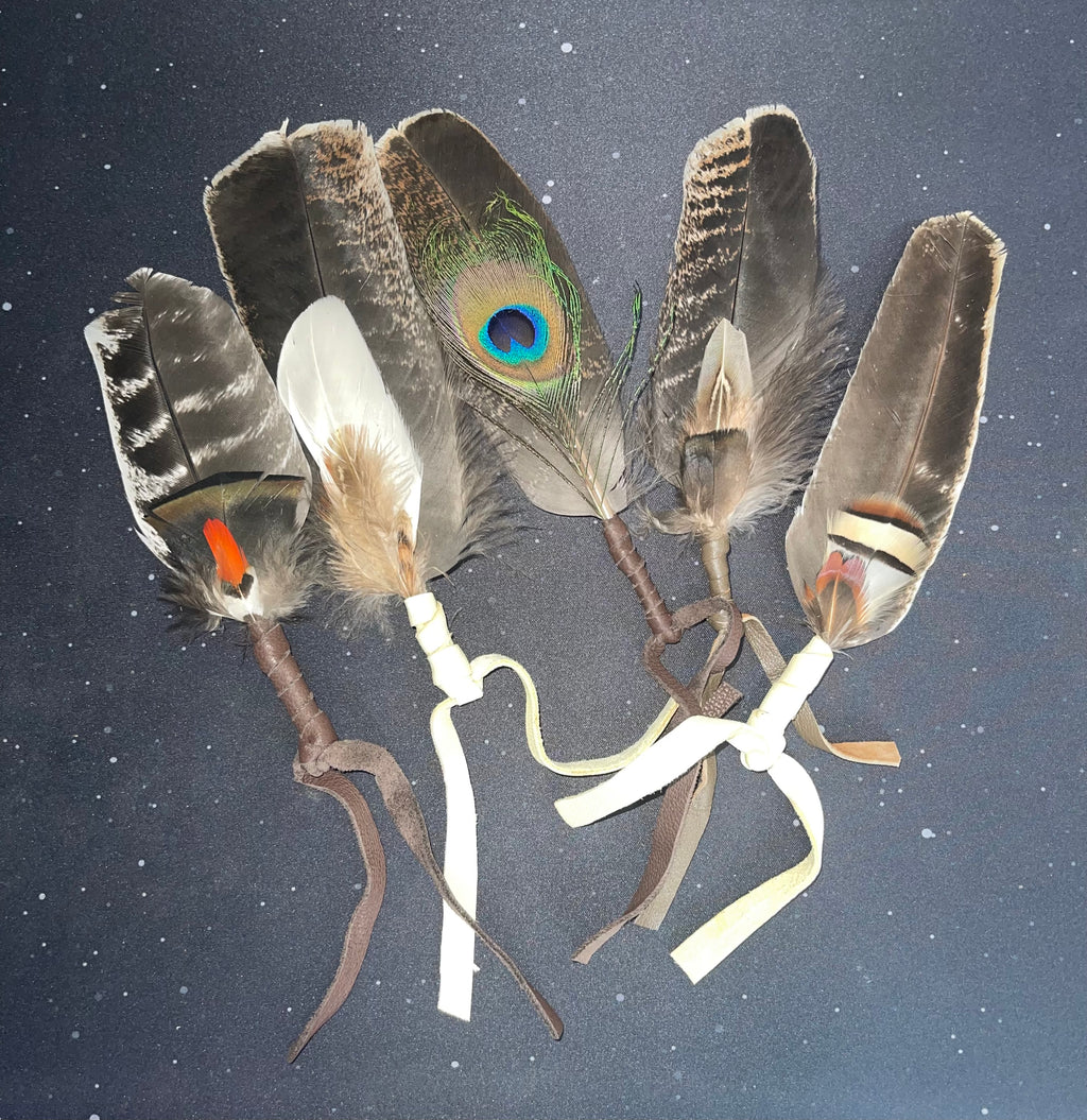 Smudging Feather Fans