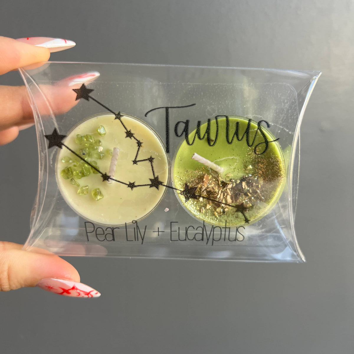 Taurus Zodiac Tealight Candles  | Set of 2