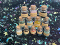 Case of 12 Crystal Gemstone Chip Jars