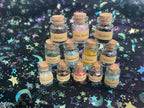 Case of 12 Crystal Gemstone Chip Jars