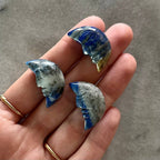 Lapis Lazuli Crystal Gemstone Moon Face
