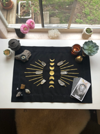 Mystic Moon Burst Altar Cloth (19"x14")