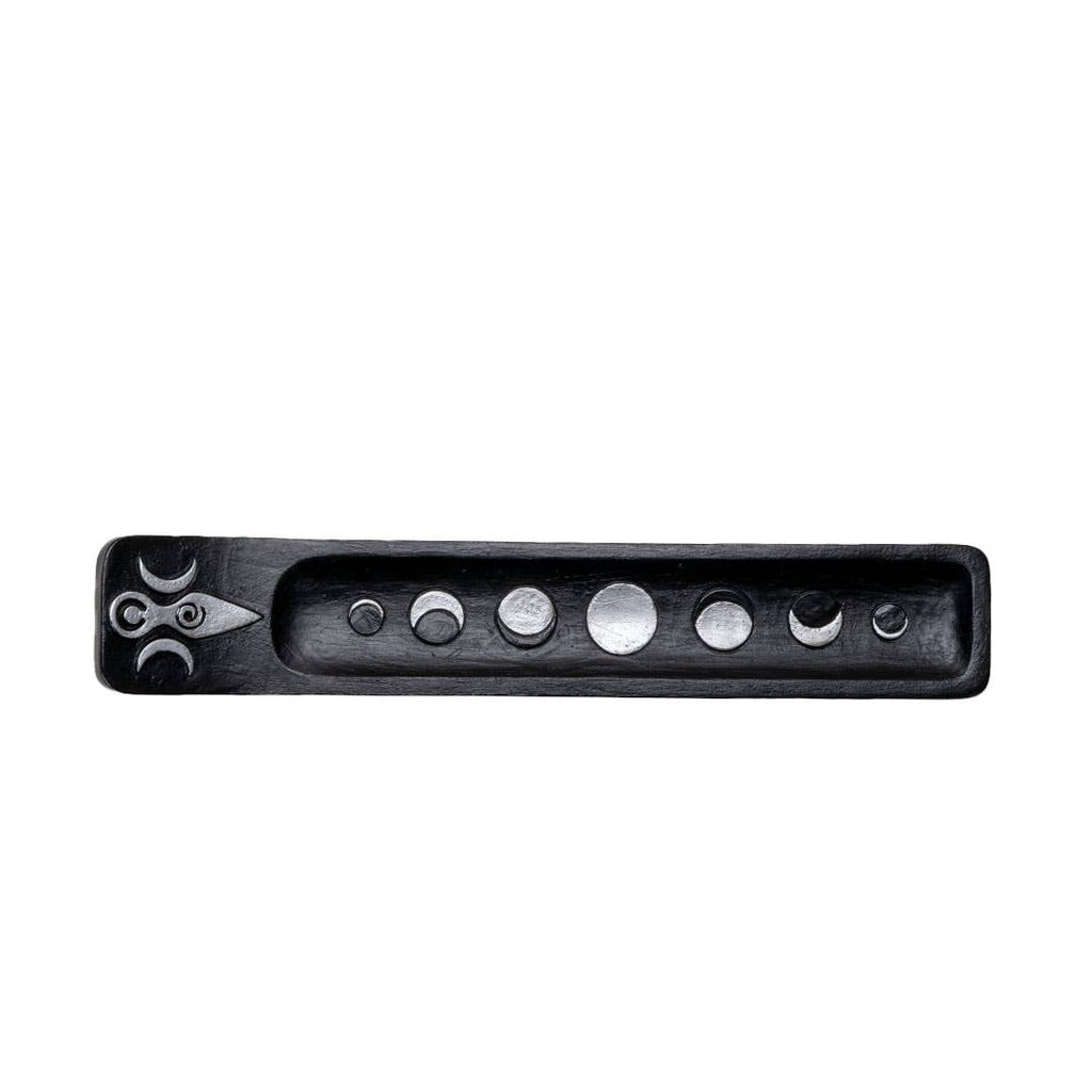 Triple Goddess Moons Resin Incense Burner