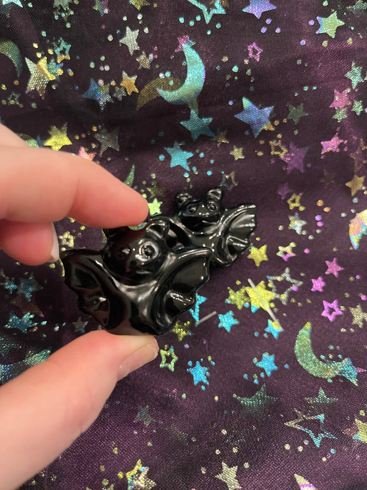 Bat Crystal Gemstones - Black Obsidian