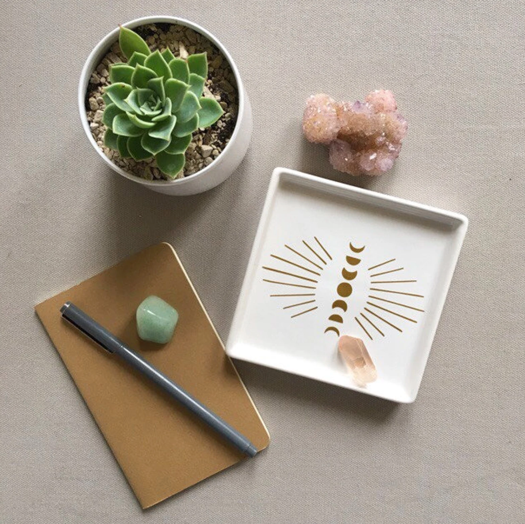 Moon Burst Square 4.5” Catchall Dish