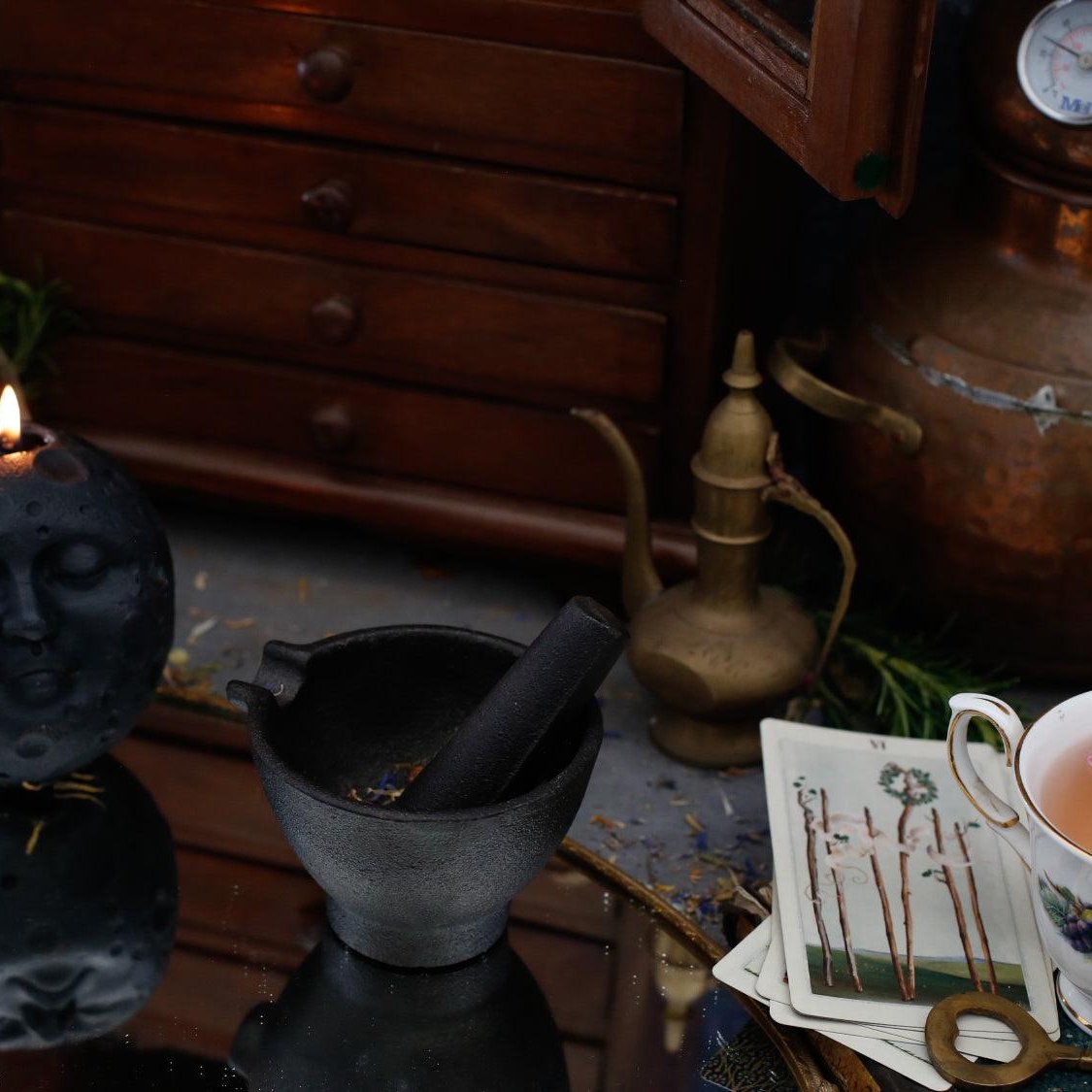 New Moon Candle