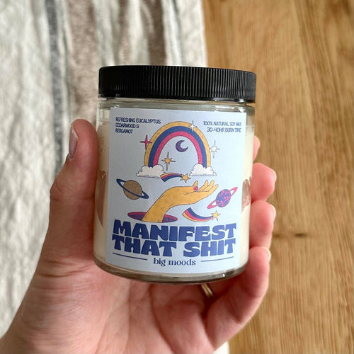 "Manifest That Shit" Soy Candle - Jar (5 oz)