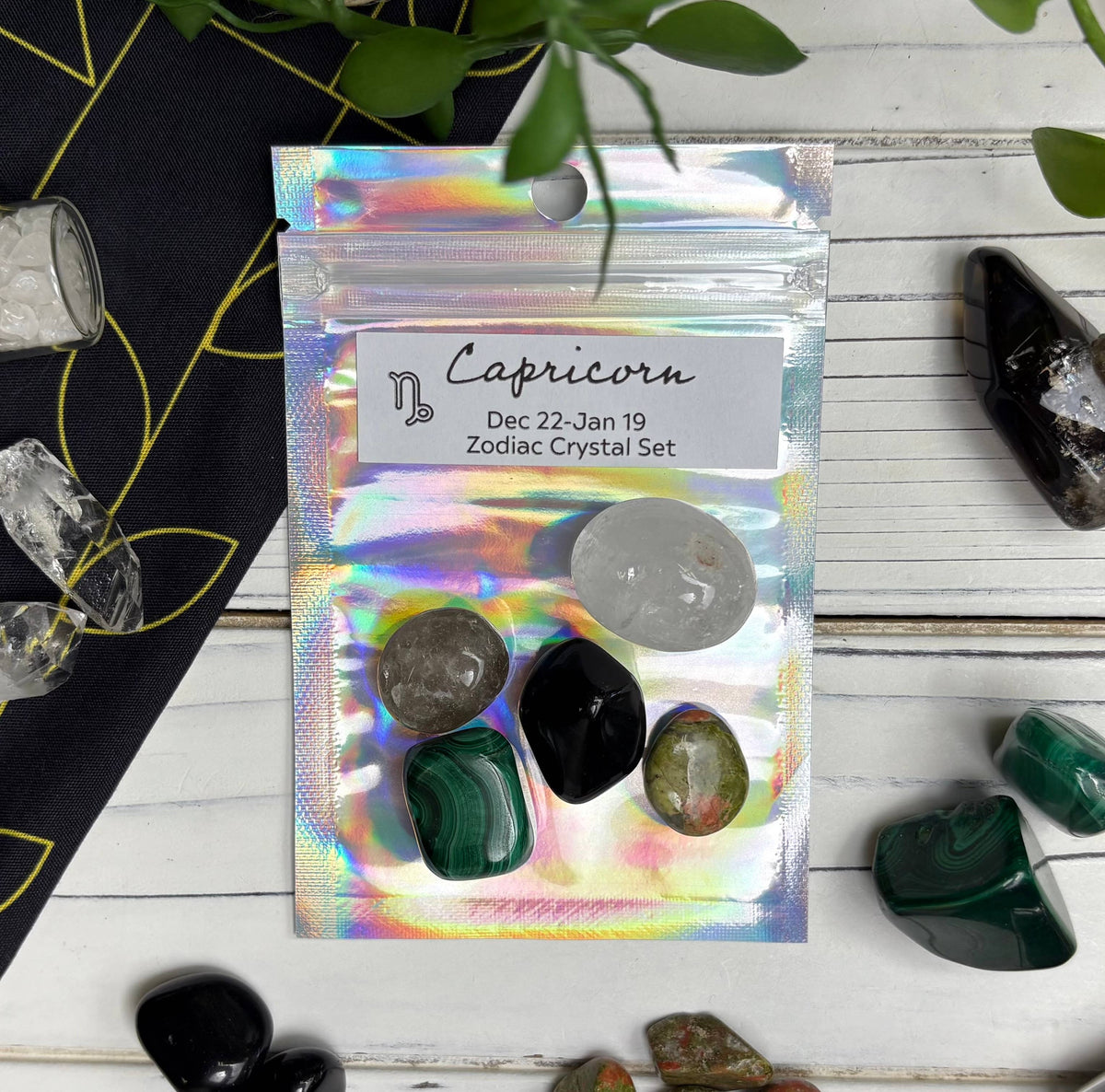 Capricorn Zodiac Crystal Set