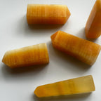 Orange Calcite Crystal Tower Obelisk