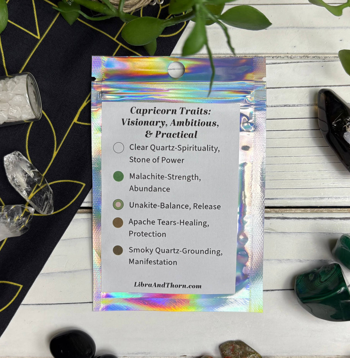 Capricorn Zodiac Crystal Set