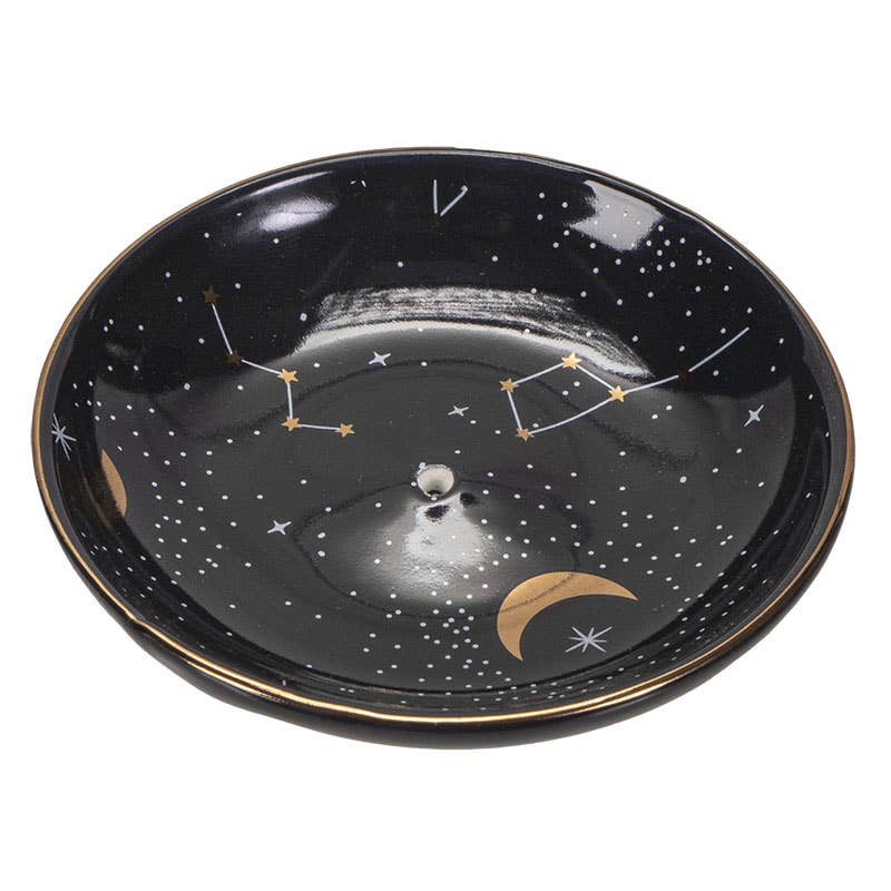 Round Constellation Bone China Incense Holder