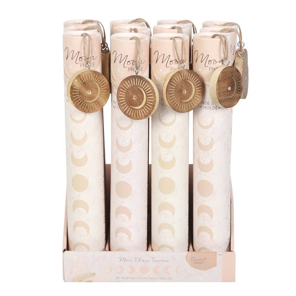 Moon Phase Incense Sticks - Coconut