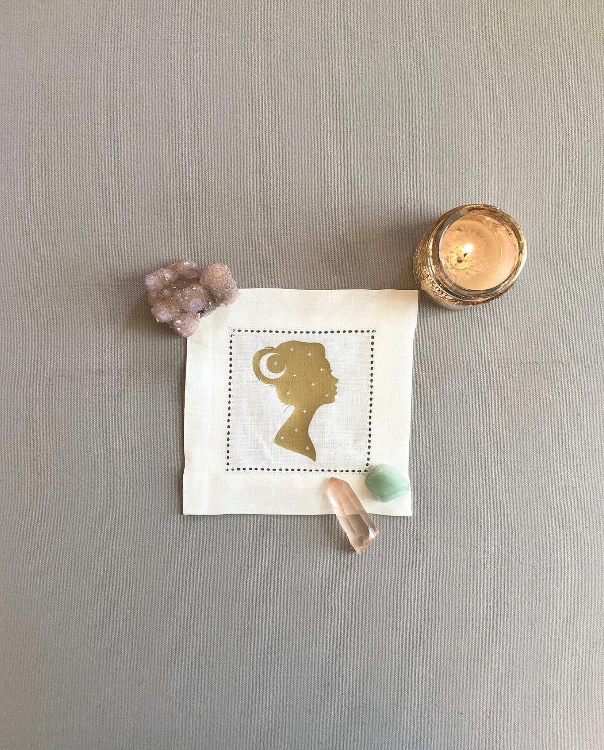 Mystic Moon Lady Mini 6” Altar Cloth