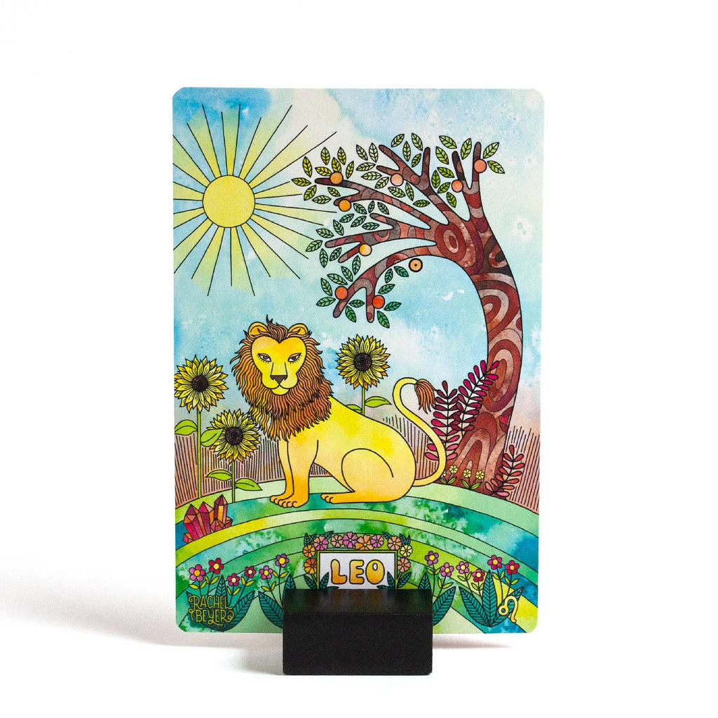 Leo Zodiac Mini Art Print