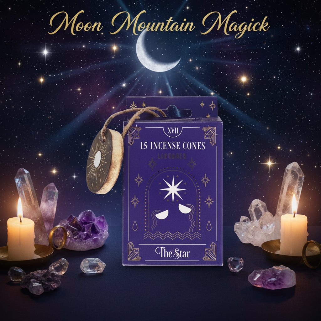 The Moon Tarot Incense Cones - Lavender
