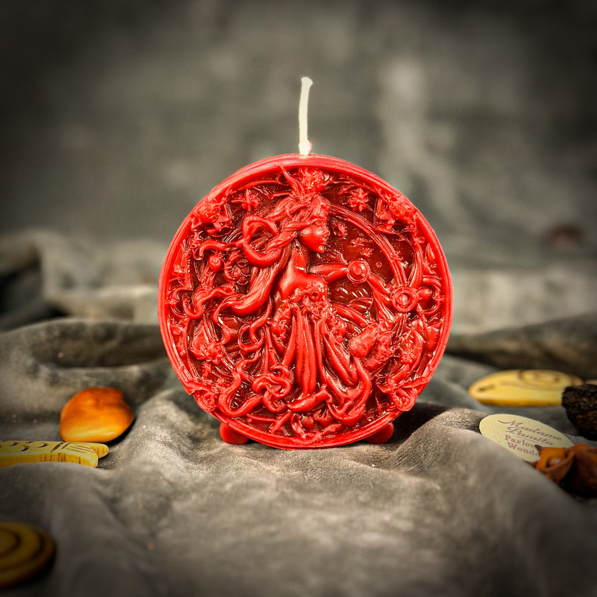 Beeswax Libra Scales Zodiac Spell Candle - Balance, Harmony & Love