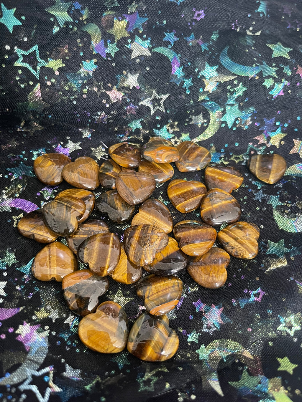 Heart Crystal Gemstones - Tiger’s Eye