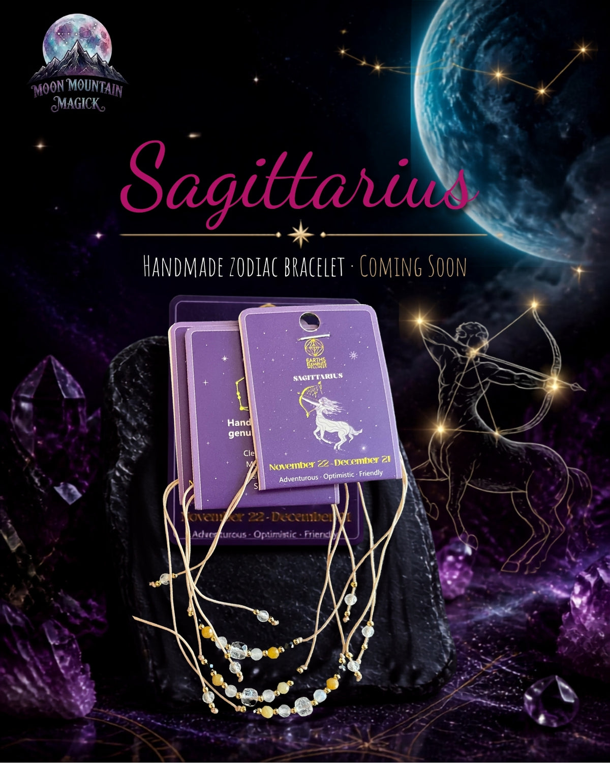 Astrology Sign Zodiac Bracelet - 
Sagittarius