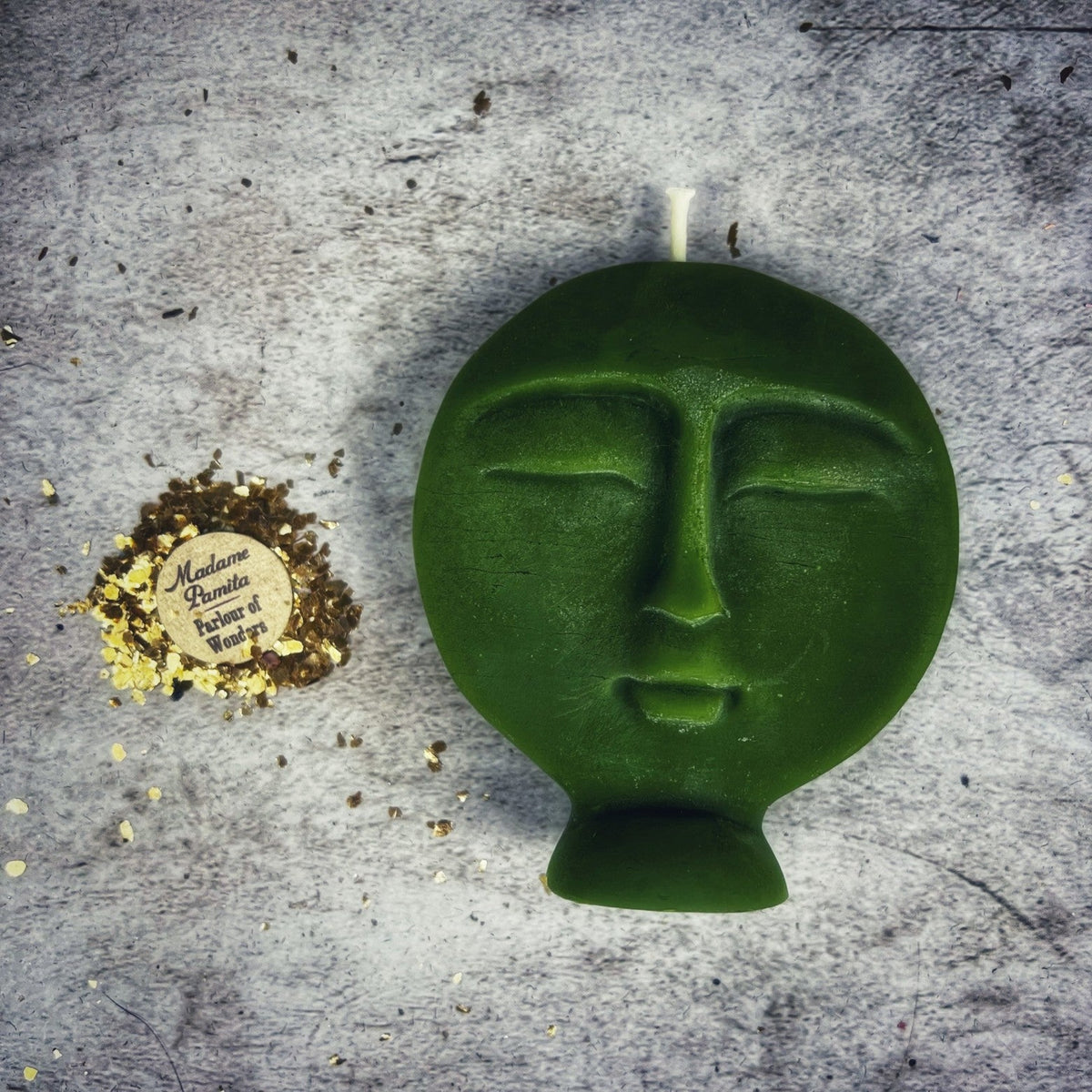 Beeswax Ancestor Spirit Spell Candle - Ancestral Guidance & Protection Magic