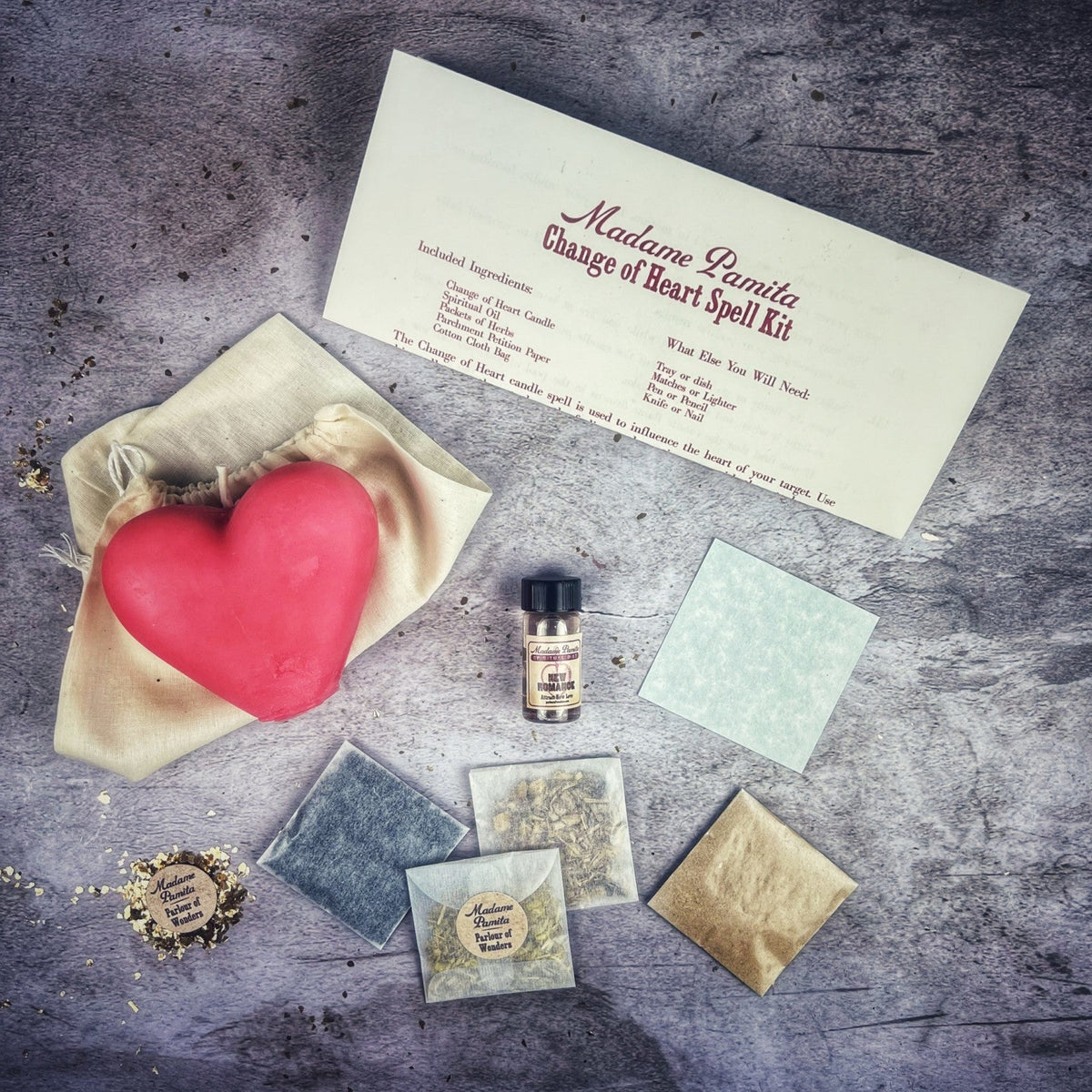 Change of Heart Candle Spell Kit - Love Reconciliation & Emotional Healing