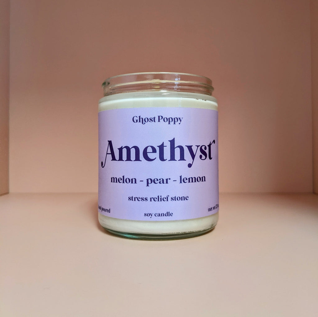 Amethyst Candle