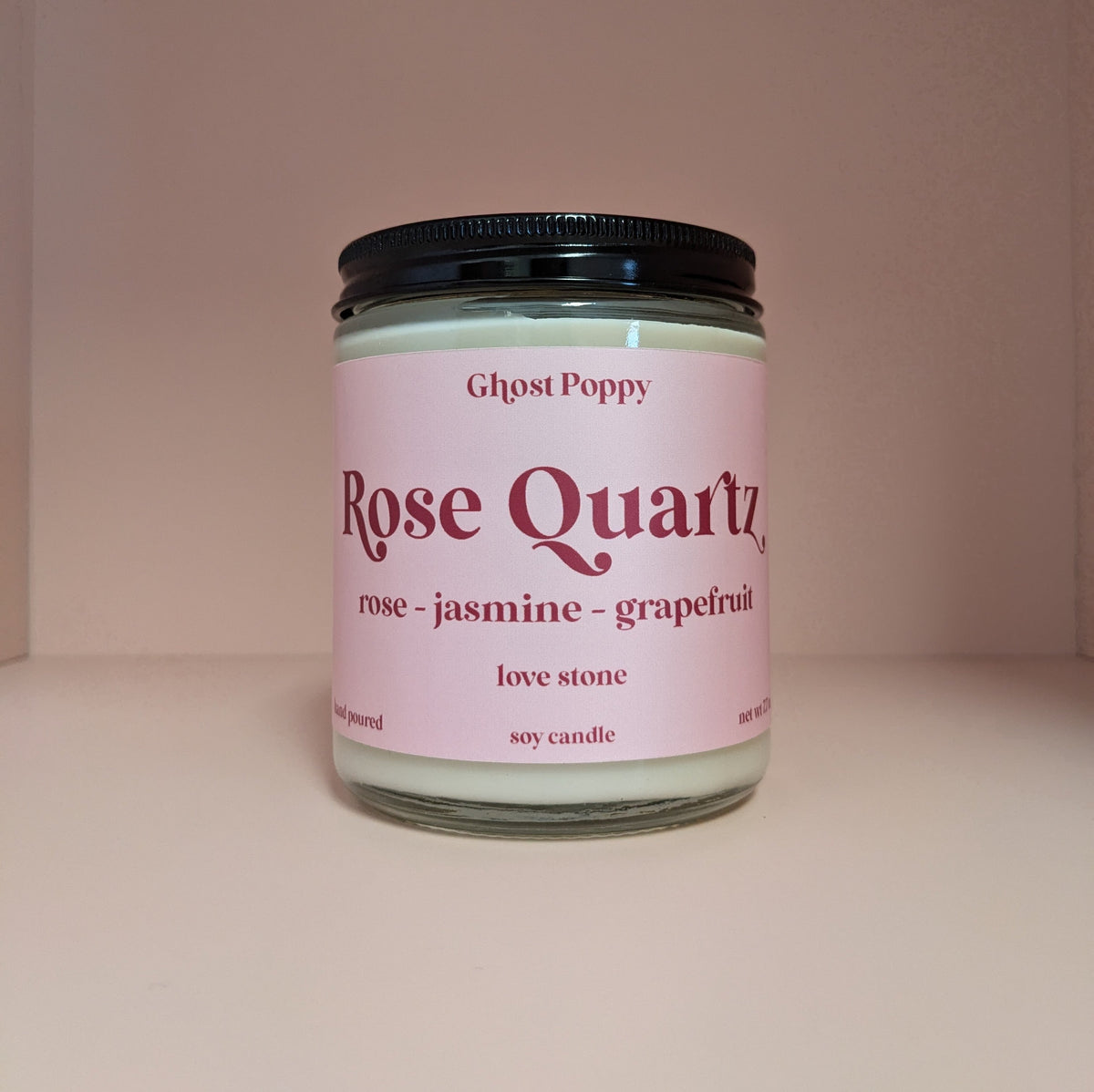 Rose Quartz Candle