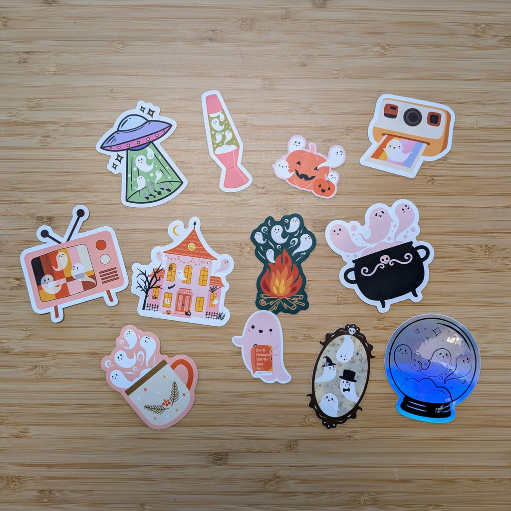 Mystery Ghost Sticker Pack