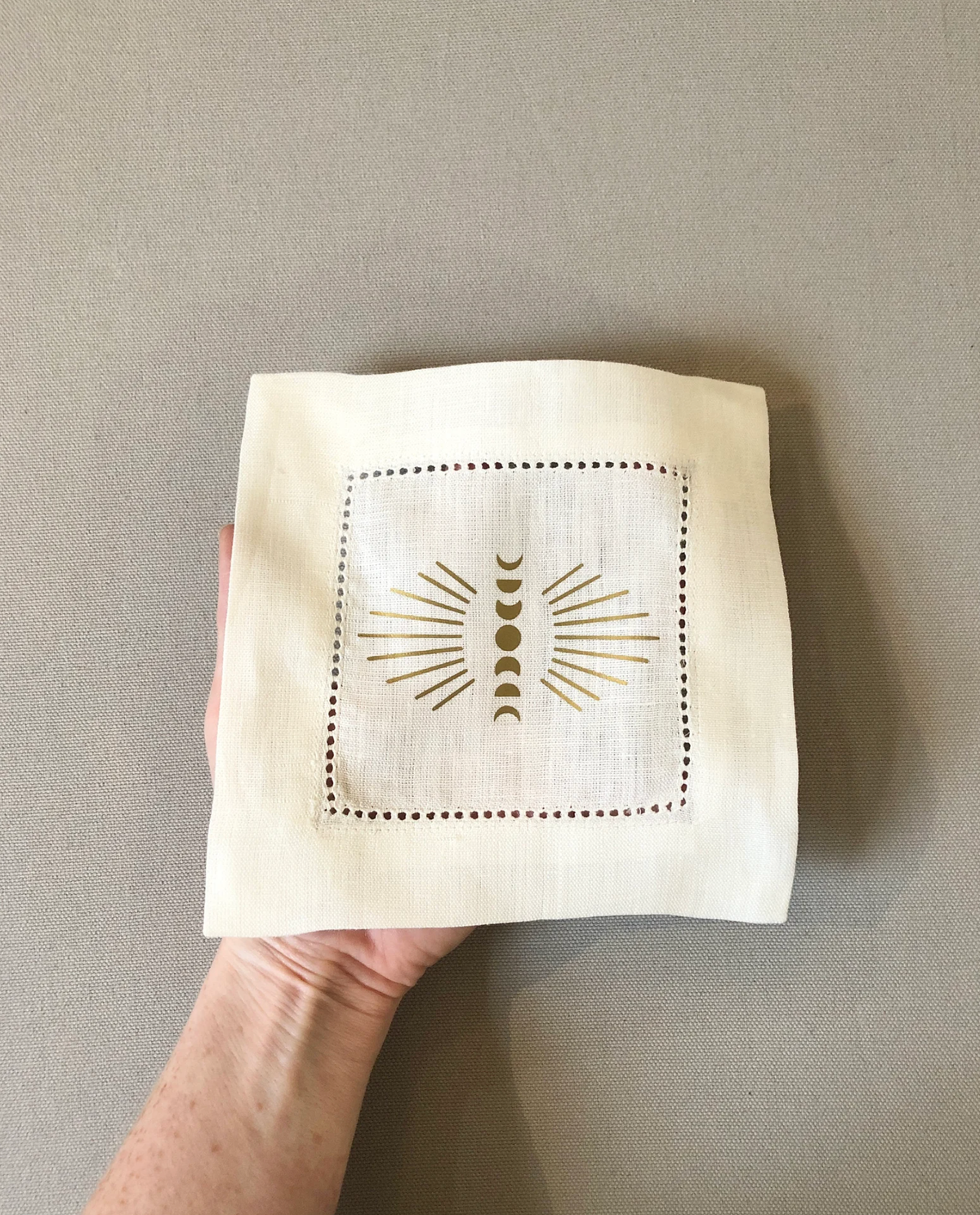 Mystic Moon Phases Mini 6” Altar Cloth