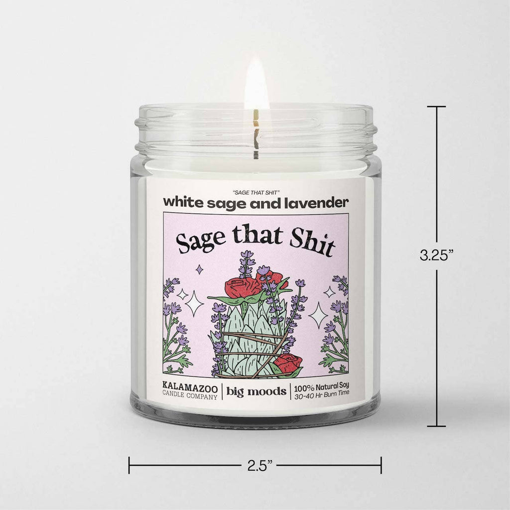"Sage That Shit" Soy Candle - Jar (5 oz)