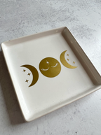 Triple Moon Goddess Square 4.5” Catchall Dish