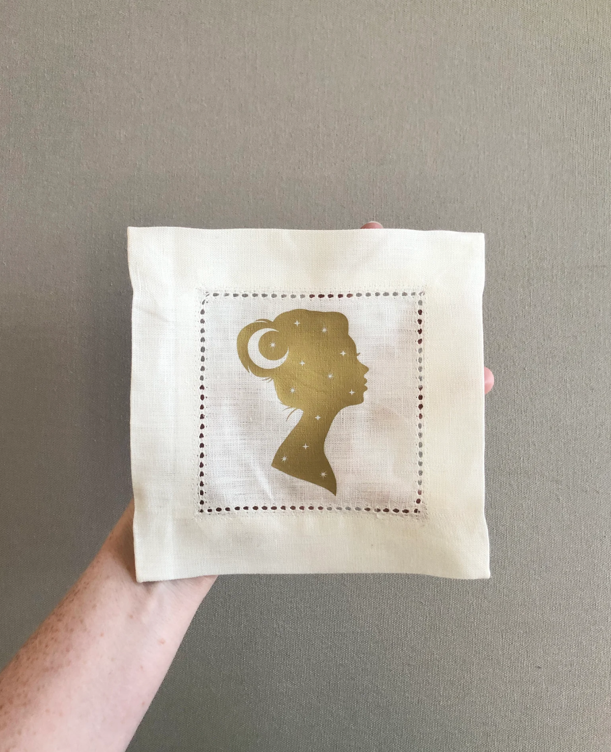 Mystic Moon Lady Mini 6” Altar Cloth
