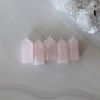 Rose Quartz Crystal Gemstone Tower
