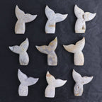 Chalcedony Agate Crystal Gemstone Mermaid Tail