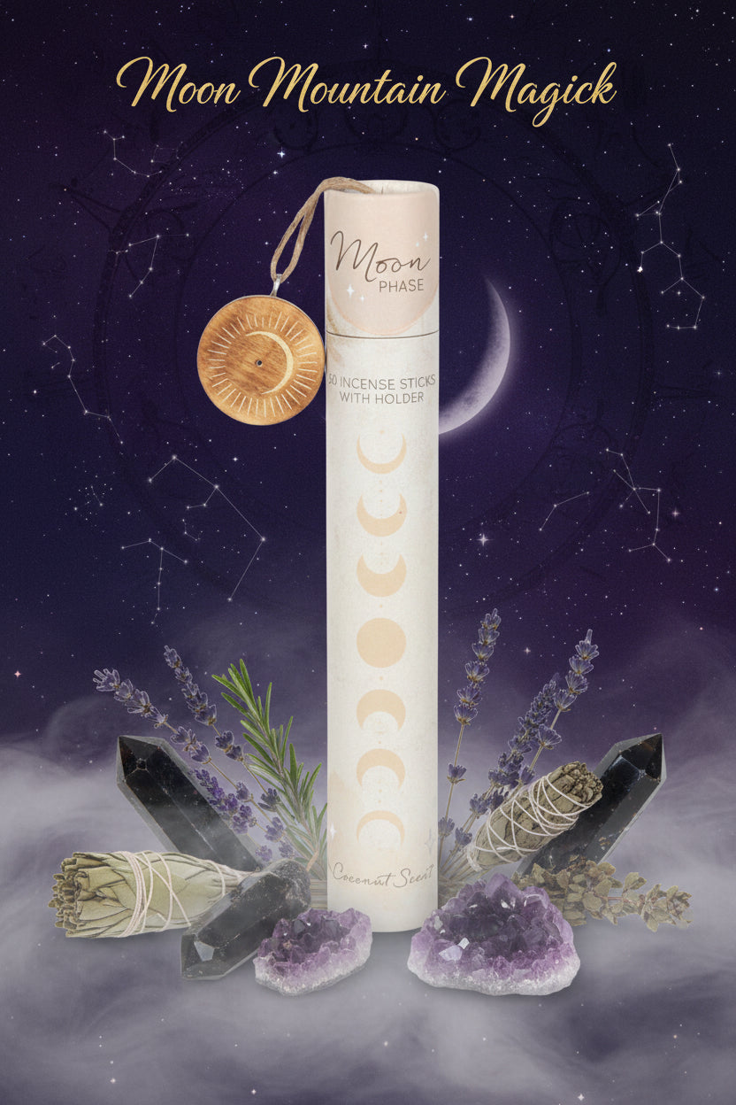 Moon Phase Incense Sticks - Coconut