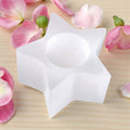 Star Tealight Candle Holder - Selenite