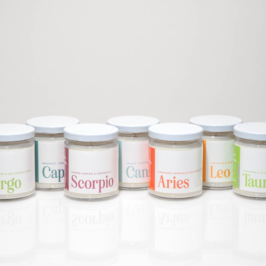 Cosmic Astrology Sign Jar Candles (6.5 oz)