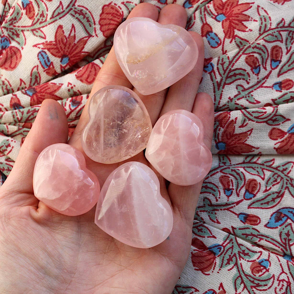 Rose Quartz Crystal Gemstone Heart