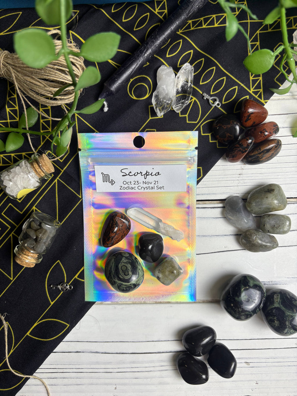Scorpio Zodiac Crystal Set