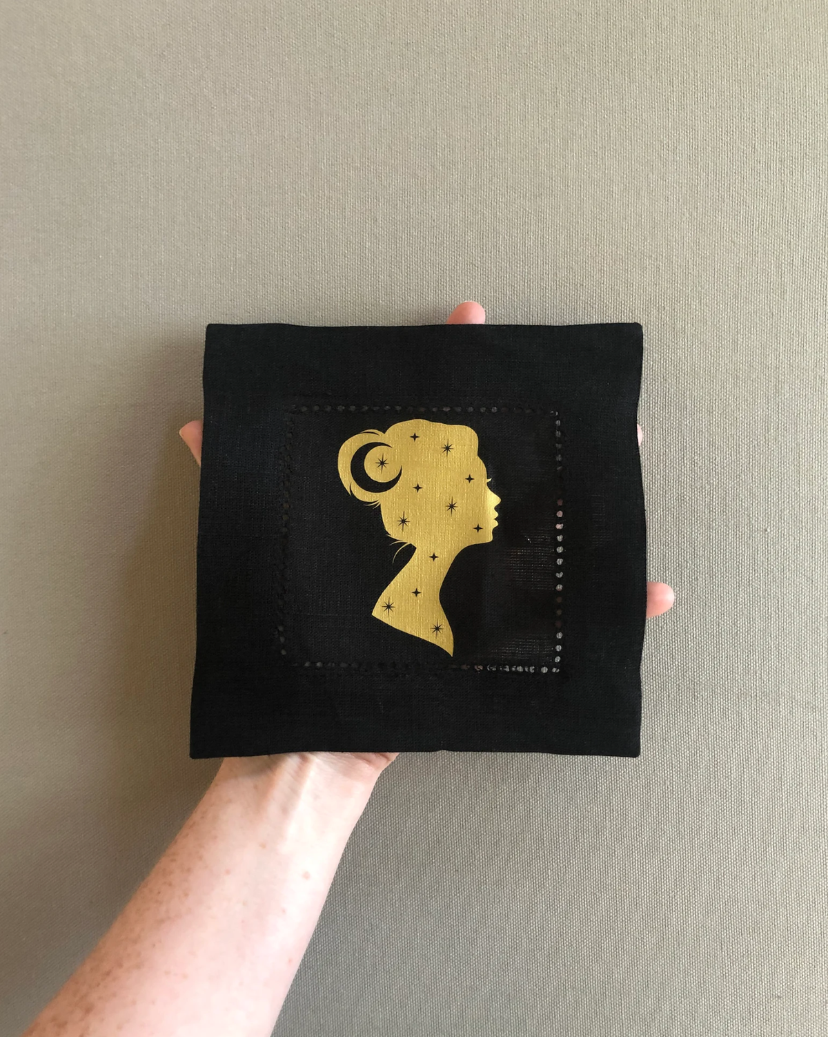 Mystic Moon Lady Mini 6” Altar Cloth