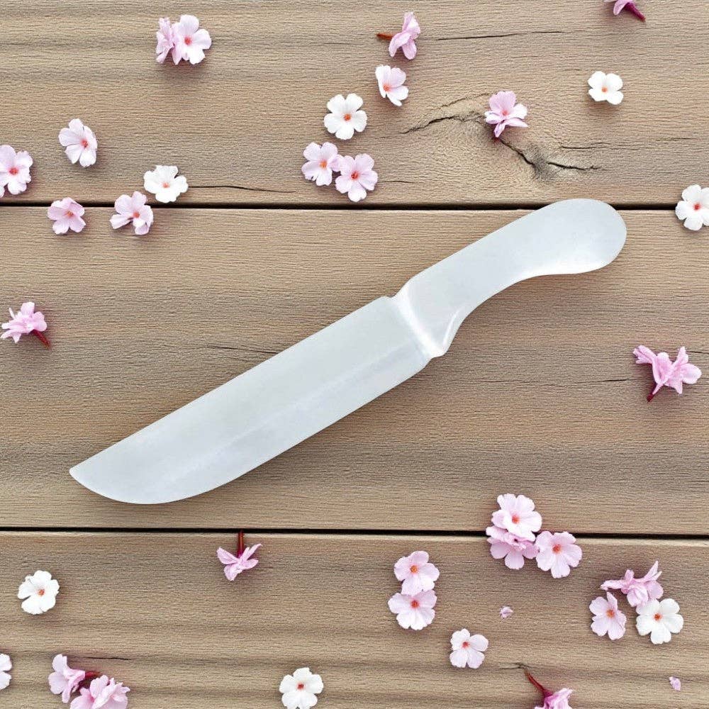 Medium Selenite Athame