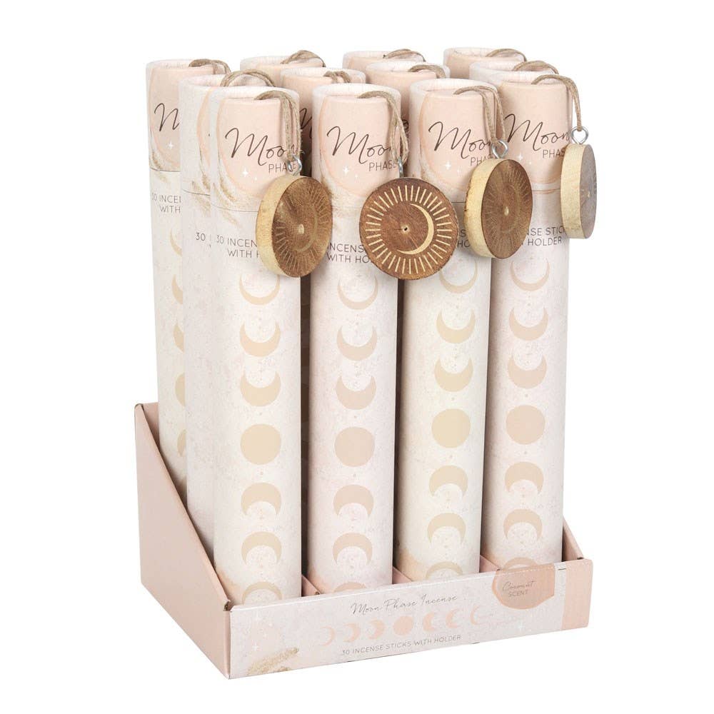 Moon Phase Incense Sticks - Coconut