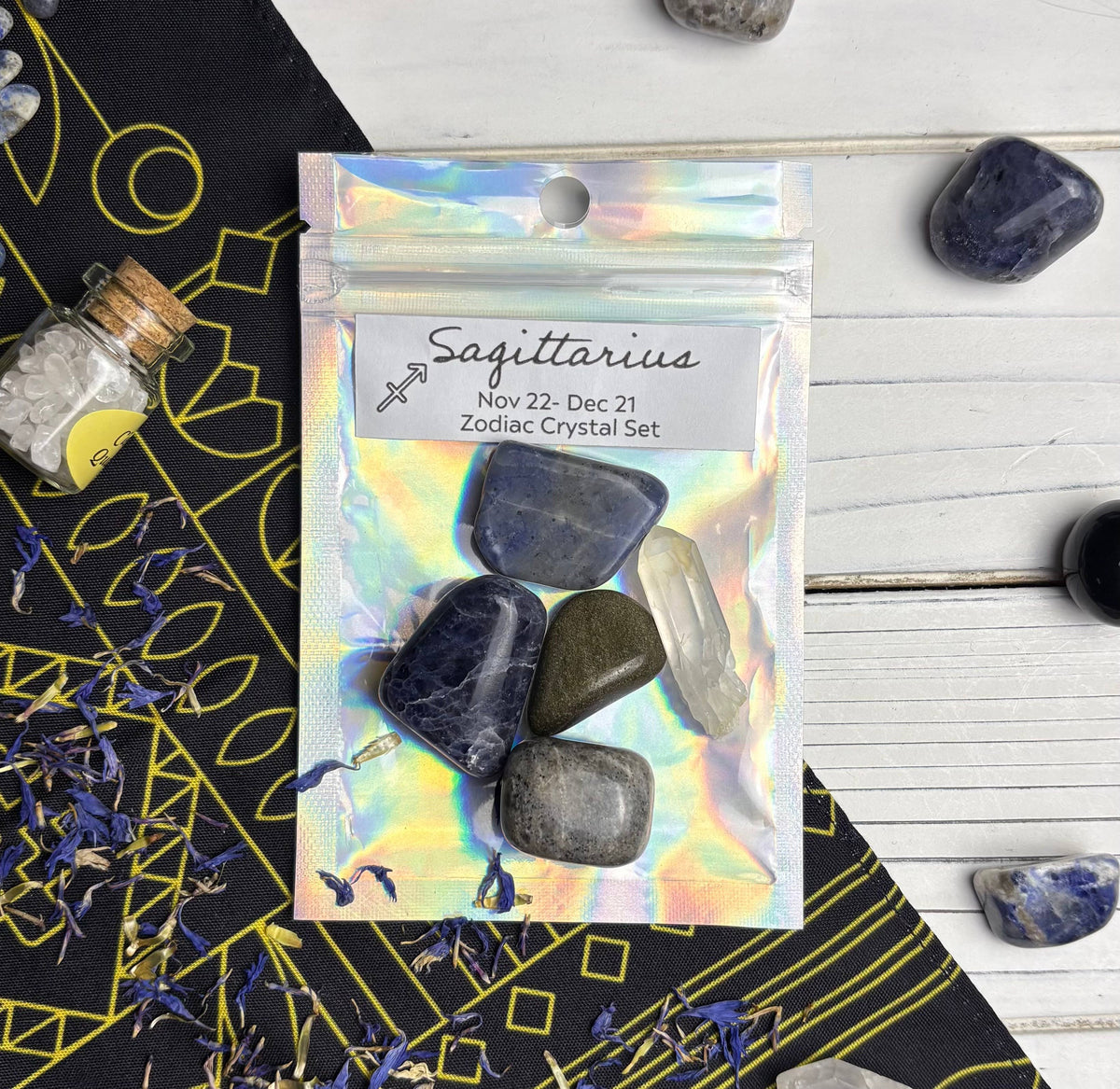 Sagittarius Zodiac Crystal Set