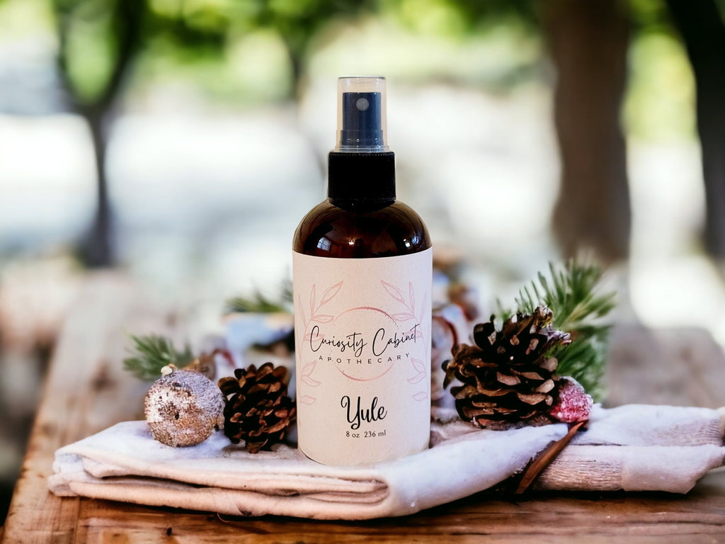 Yule Room Spray: Pine, Frankincense, Myrrh & Cranberry Scent