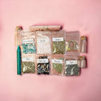 DIY Prosperity Spell Bottle Kit: Crystals, Herbs, and Instructions