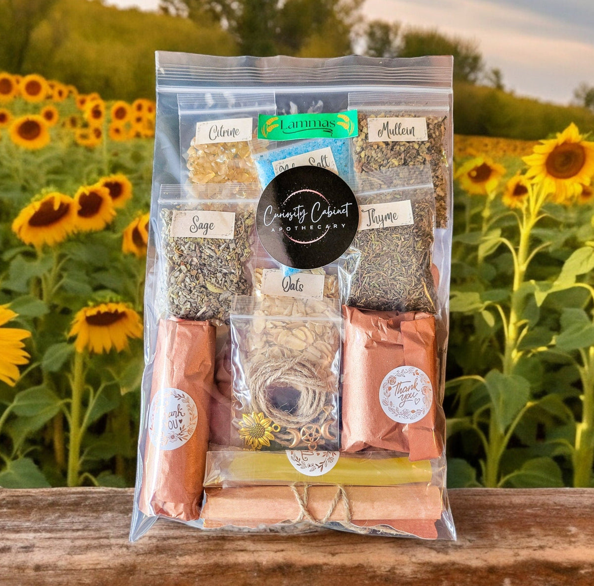 Lammas Spell Jar Kit: Abundance & Prosperity DIY (3 Jars)