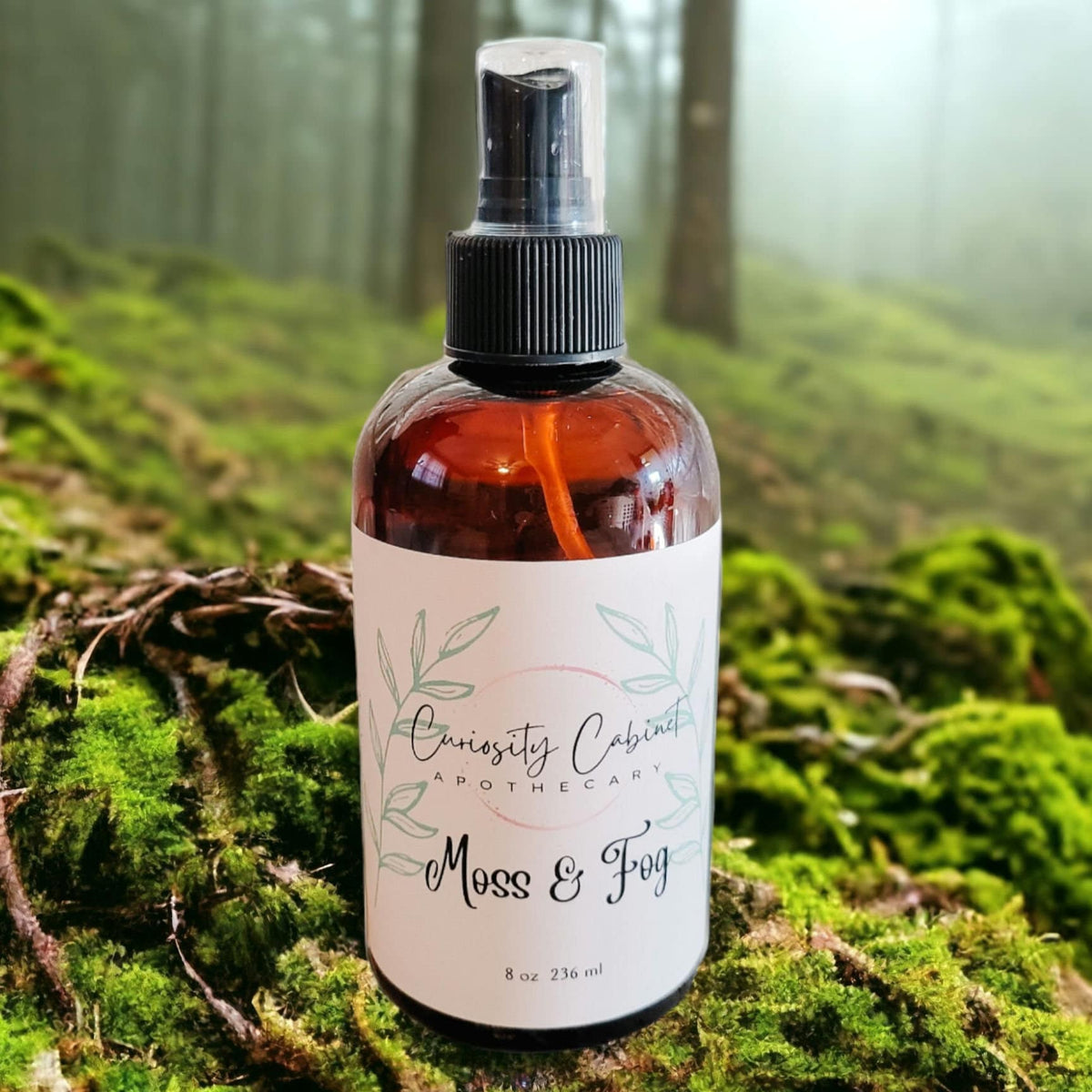 Petrichor Fragrance - Moss and Fog - Woodland Forest Room Spray - Linen Body Car