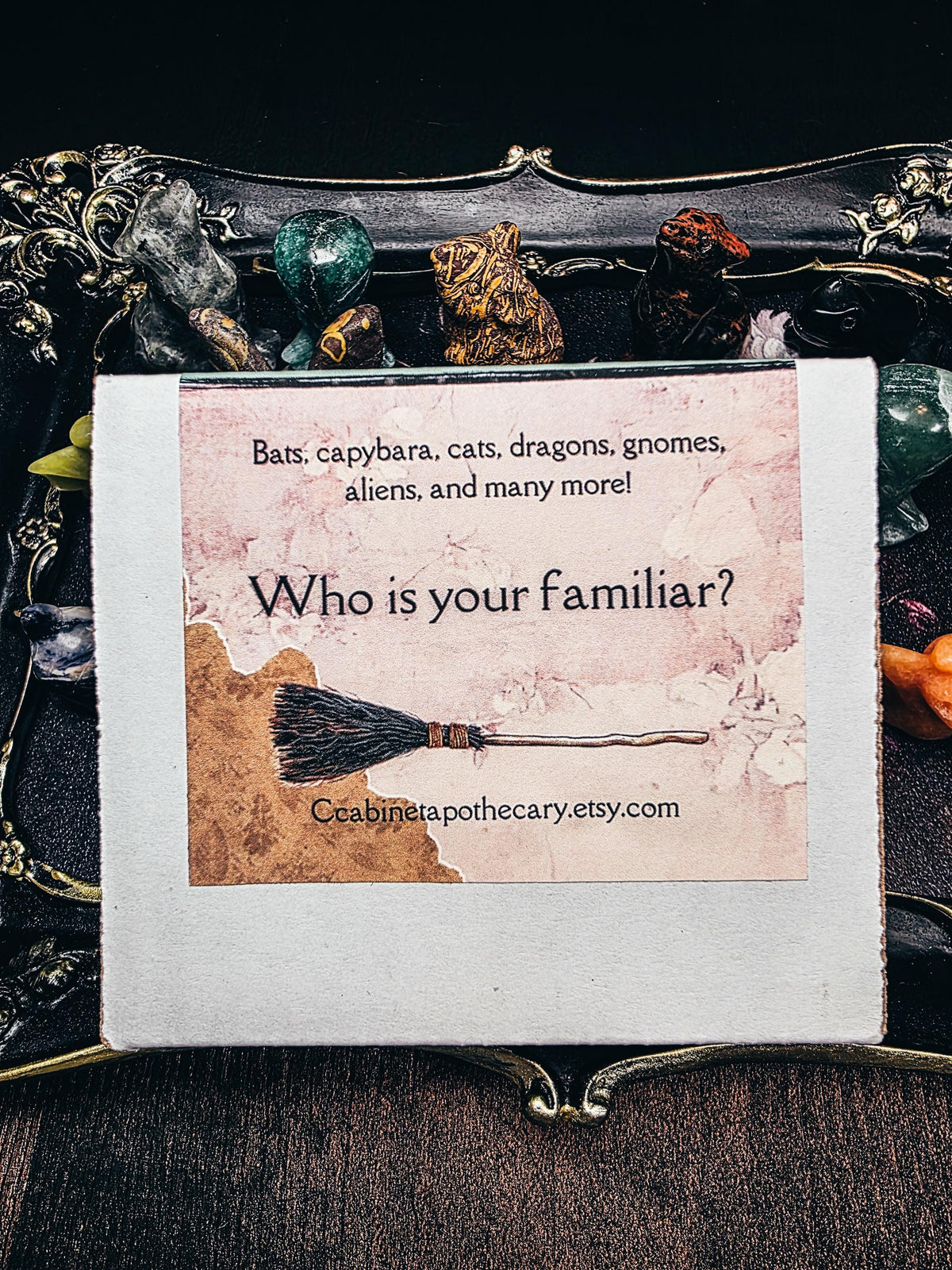 Witch's Familiar Blind Box Mini Crystal Carving - Which One Will Choose You?
