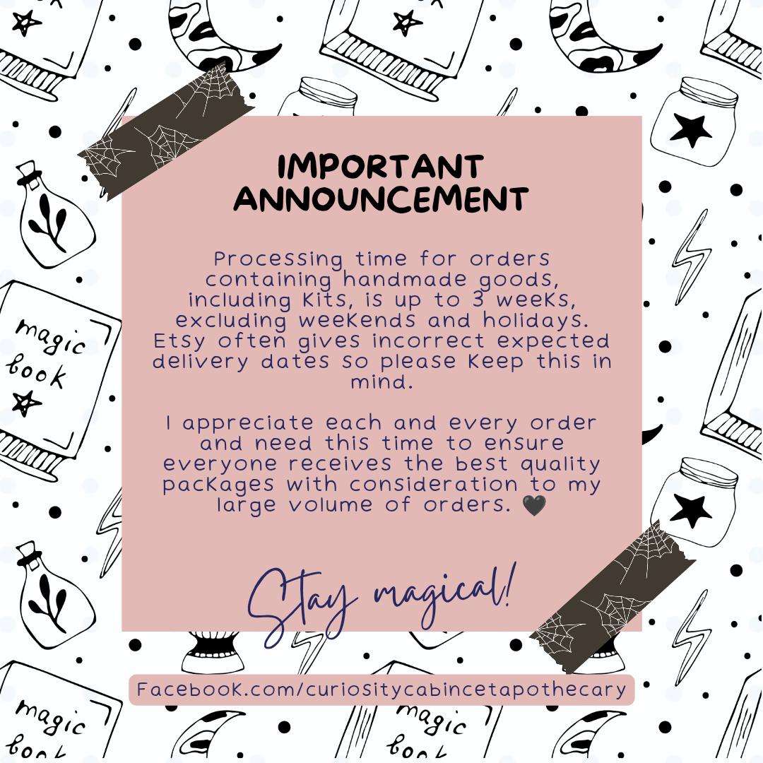 DIY Prosperity Spell Bottle Kit: Crystals, Herbs, and Instructions